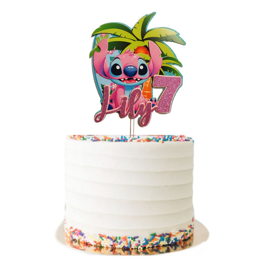 Angel Stich Cake Topper