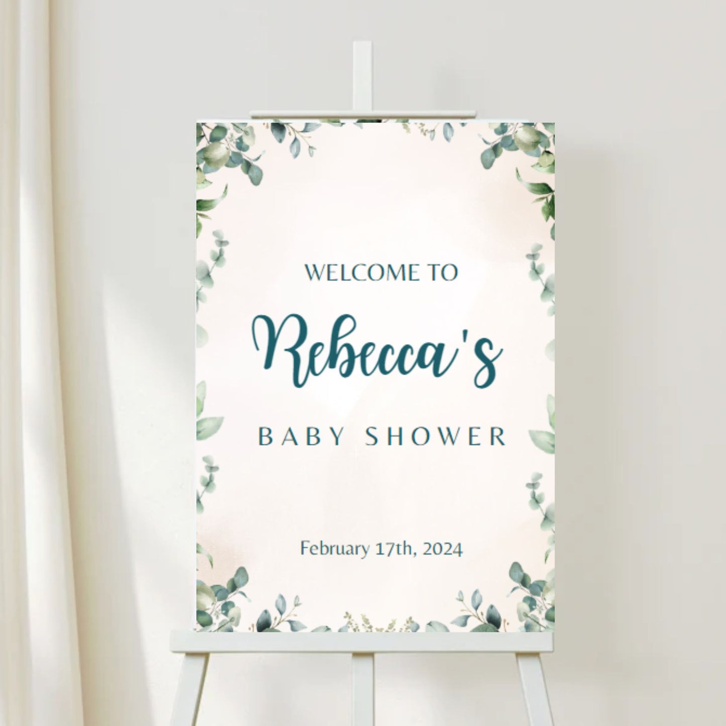 Baby Shower Welcome Sign