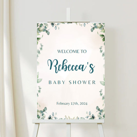 Baby Shower Welcome Sign