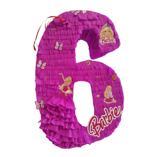 Barbie Number Six Piñata