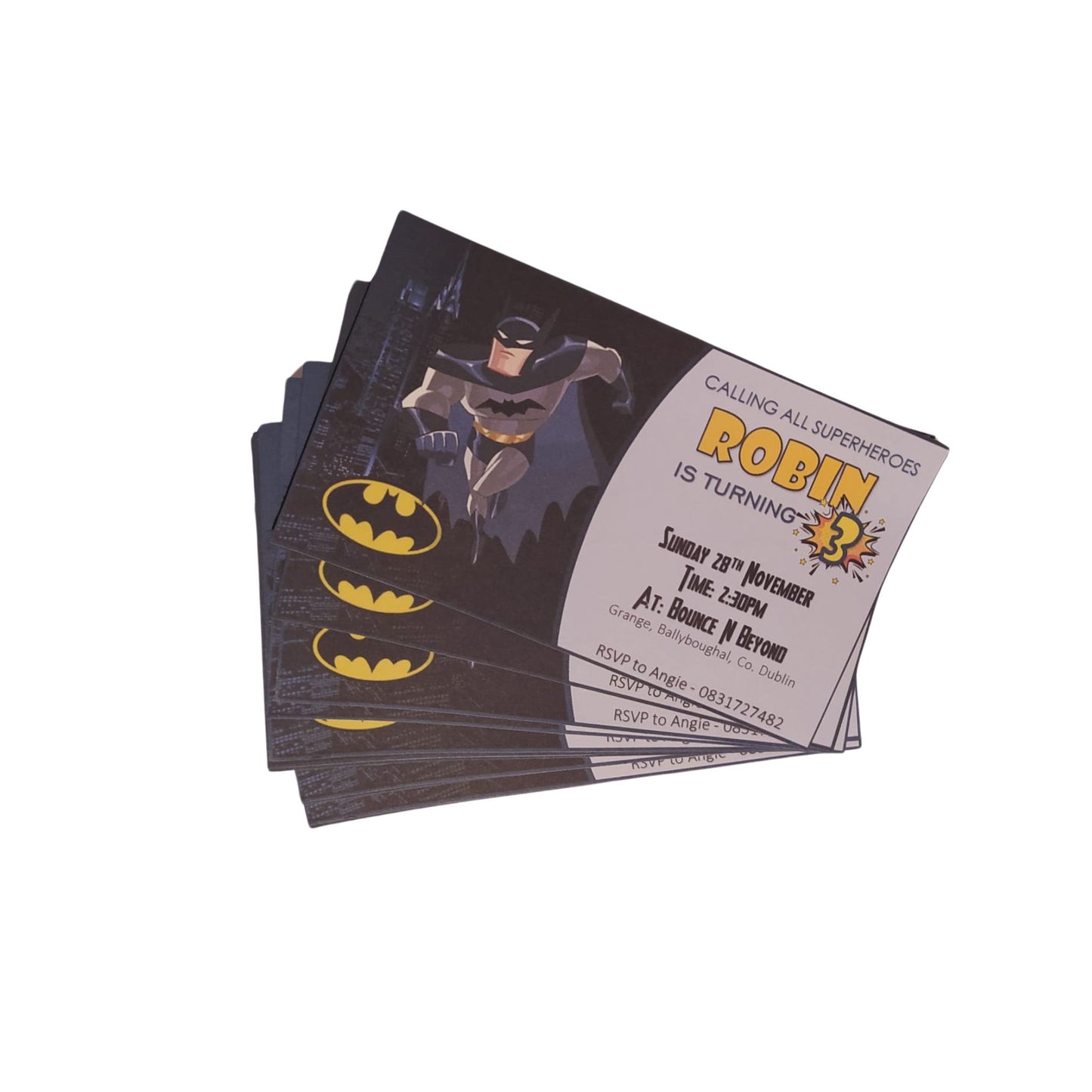 Batman Invitations