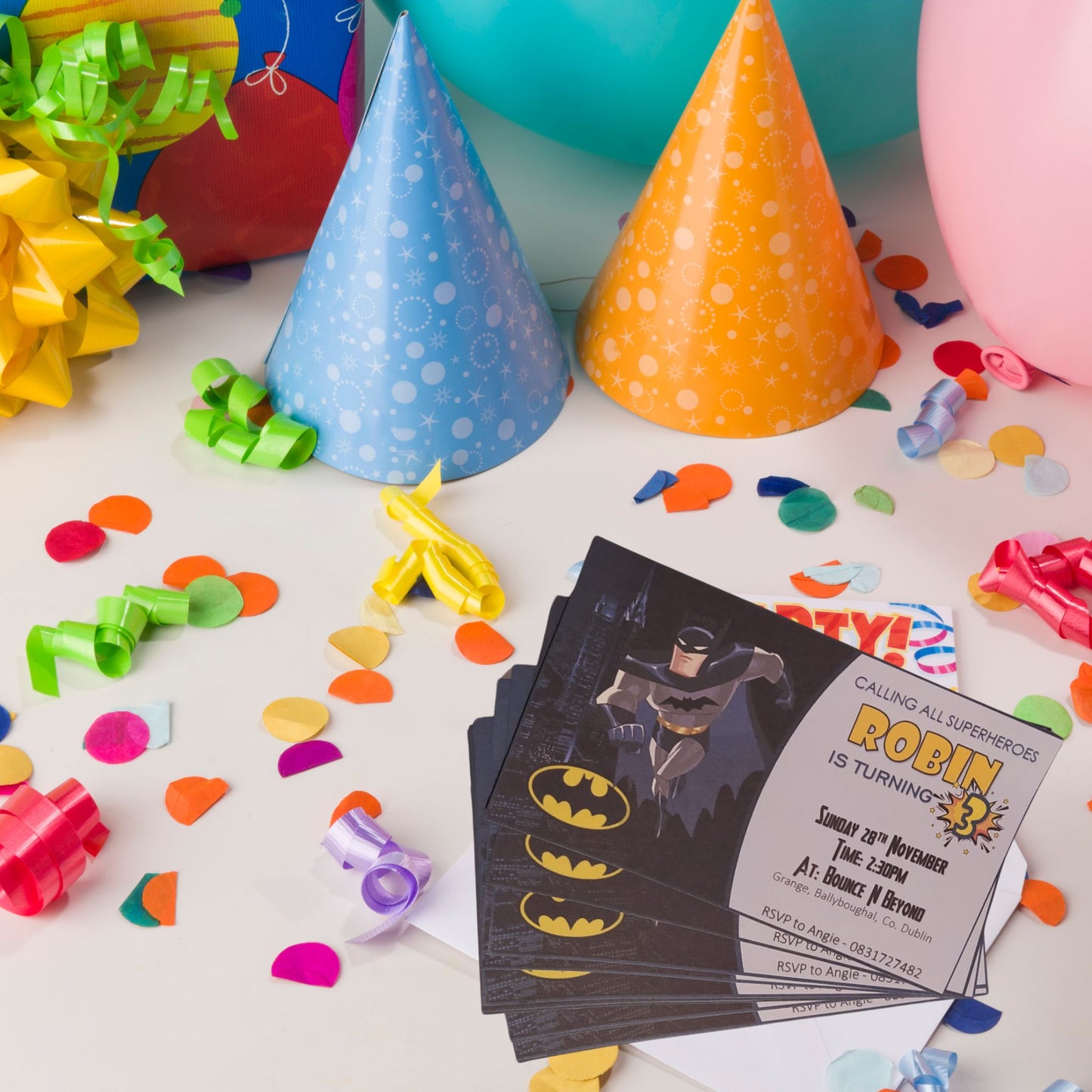 Batman Invitations