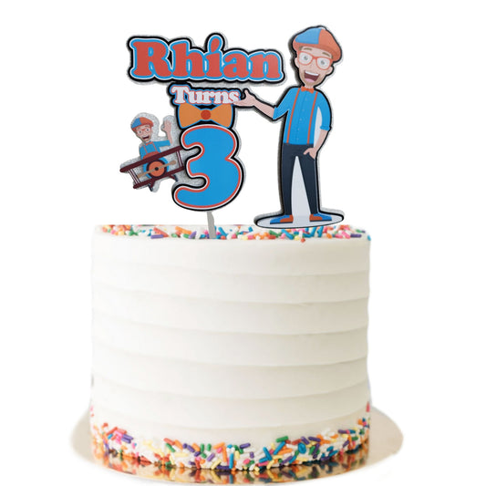 Blippi Cake Topper