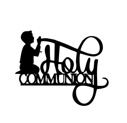 Boy & Girl Communion Cake topper