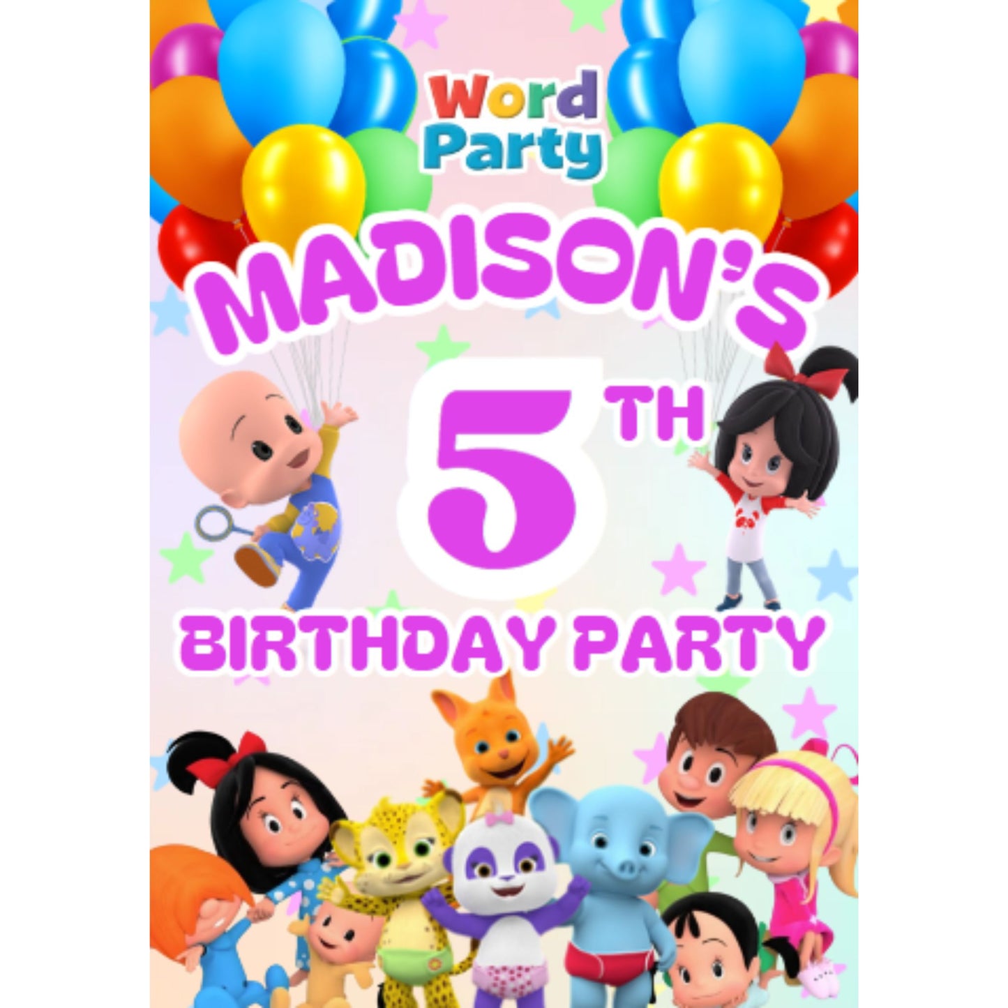 Cocomelon Birthday Welcome Sign