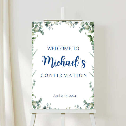 Confirmation Welcome Sign