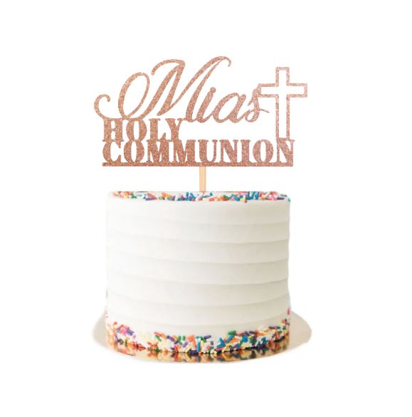 Holy communion cake topper