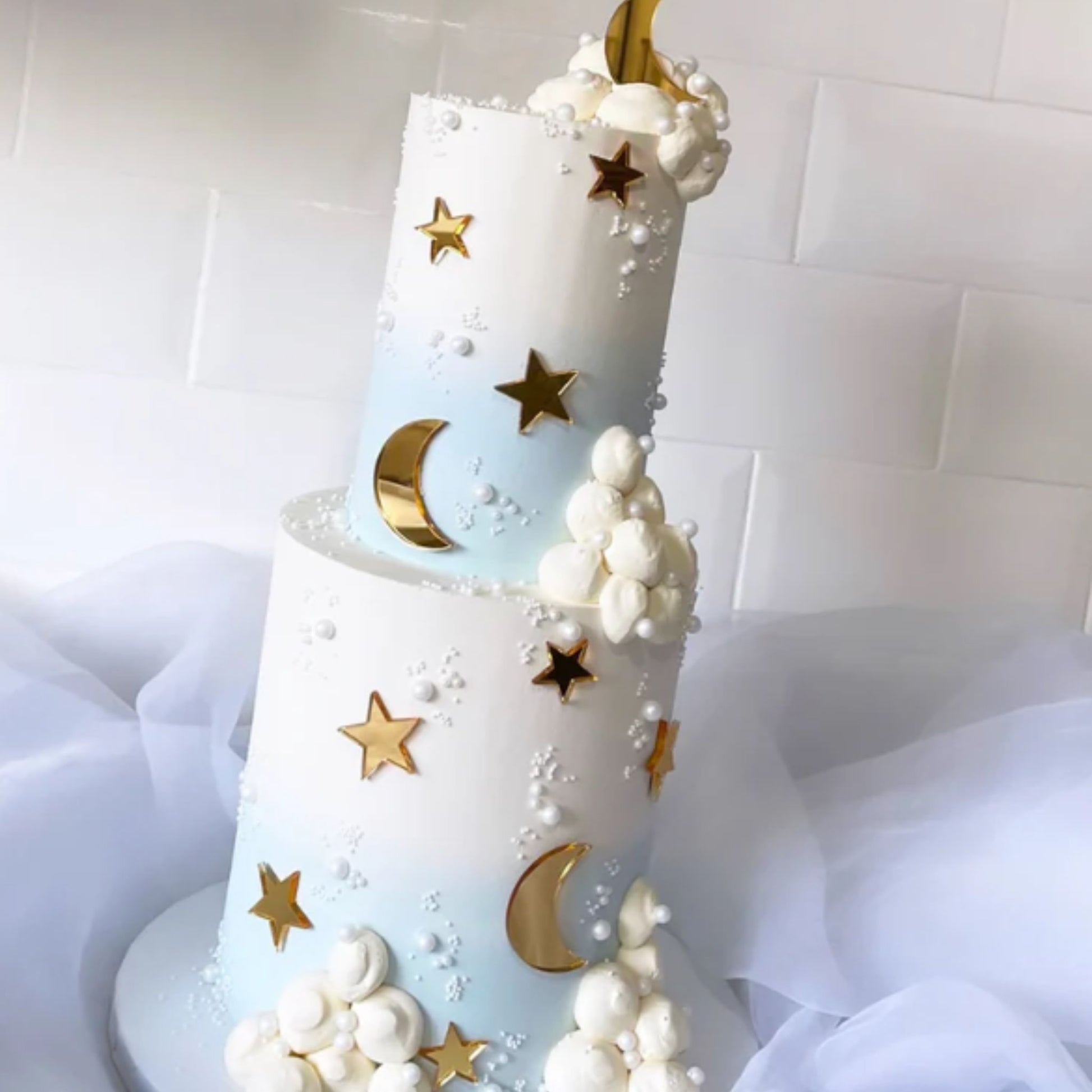 Moon and Stars Cake Charm Bundle