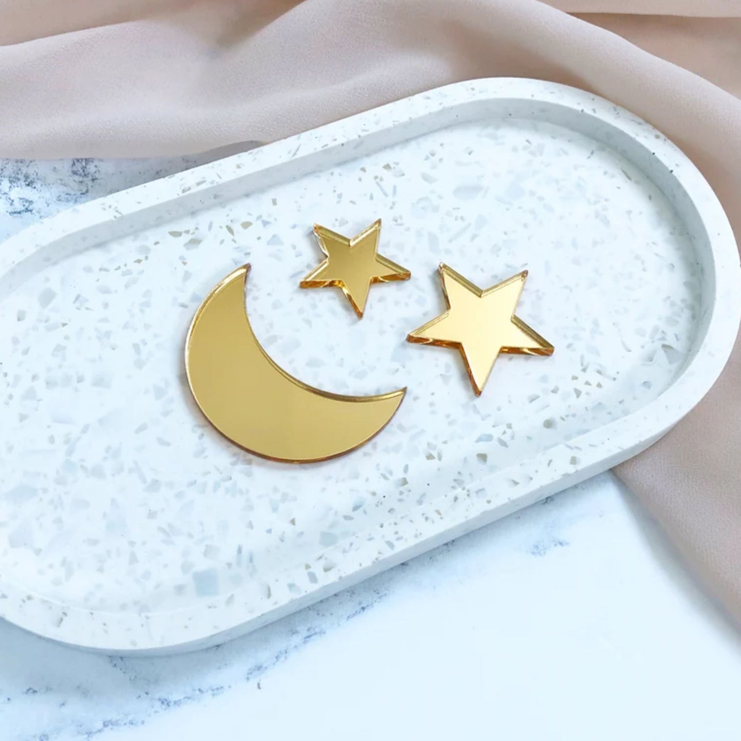 Moon and Stars Cake Charm Bundle