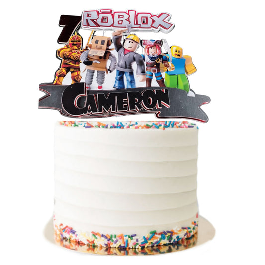 Roblox Cake Topper