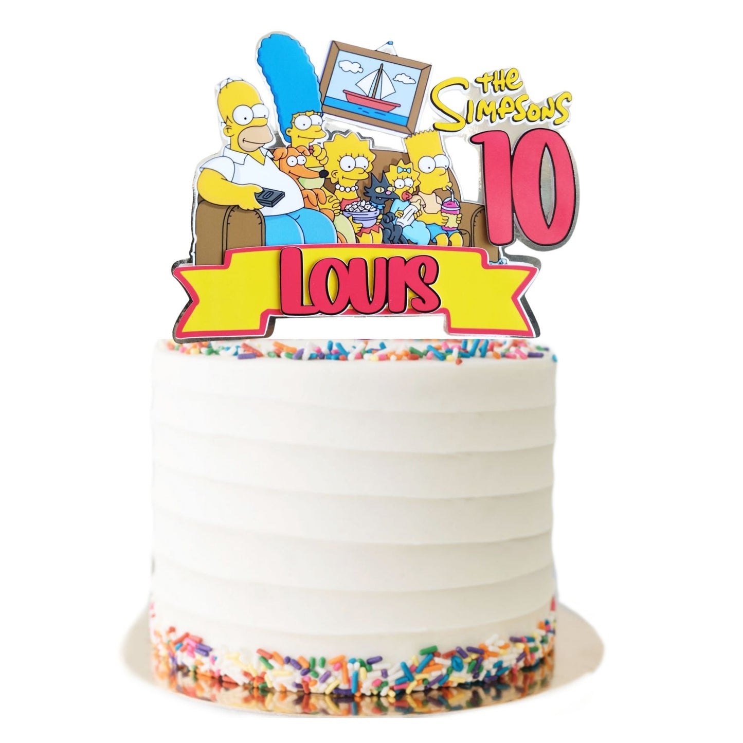 The Simpsons Cake Topper